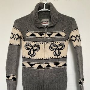 TNA Wool Zip-Up Sweater